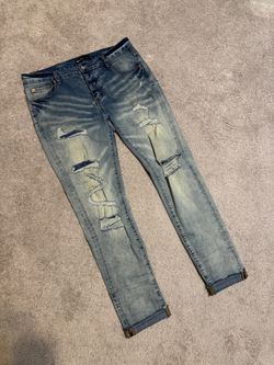 PURPLE BRAND P001 Light Indigo Vintage Jeans