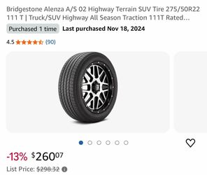 New tire
