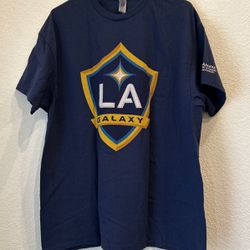 LA Galaxy Graphic Print Men’s T-shirt Short Sleeve Size XL Navy By Gildan