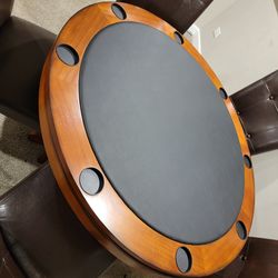 RAM Game Room - 48" GAME TABLE - CHESTNUT