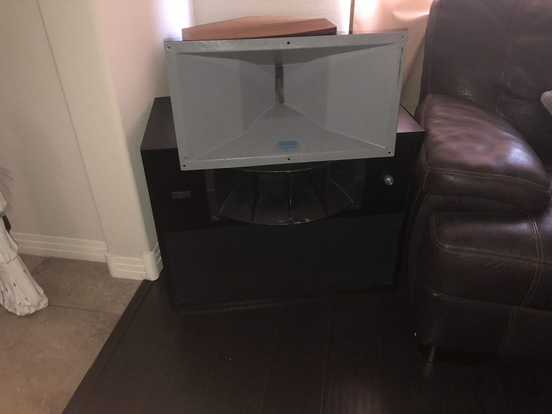 ALTEC 9844A Speakers With Altec 291-16B Drivers, MR II 594 Horns, and extra diaphragms