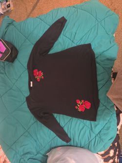 Black sweater tunic