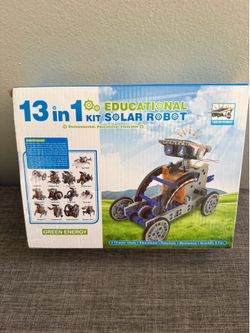 New 13 In 1 Educational Solar Robot Kit  Stem Toy