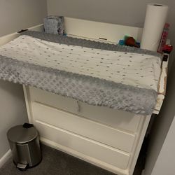 Changing Table With Dresser 