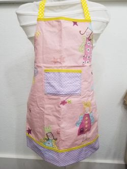 Reversible Handmade Kids Princess/Fairy Apron Very cute