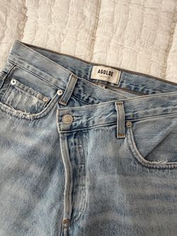 AGOLDE Light Wash Denim Jeans Size 23