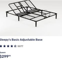 Queen sized adjustable base