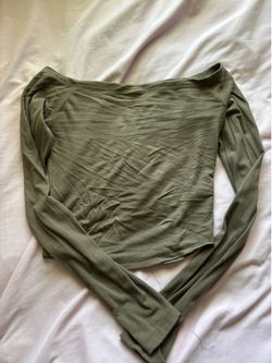 Brown off the shoulder top