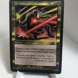 Odyssey Decimate Rare Magic The Gathering Card #287