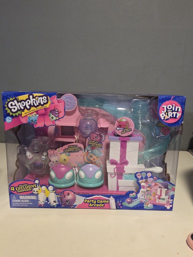 Shopkins Party Game Arcade Playset Join the Party New