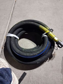 Heavy Duty Rubber Air Hose Coiled