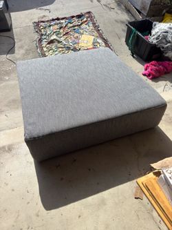 2x Restoration hardware ottoman 43”x44”