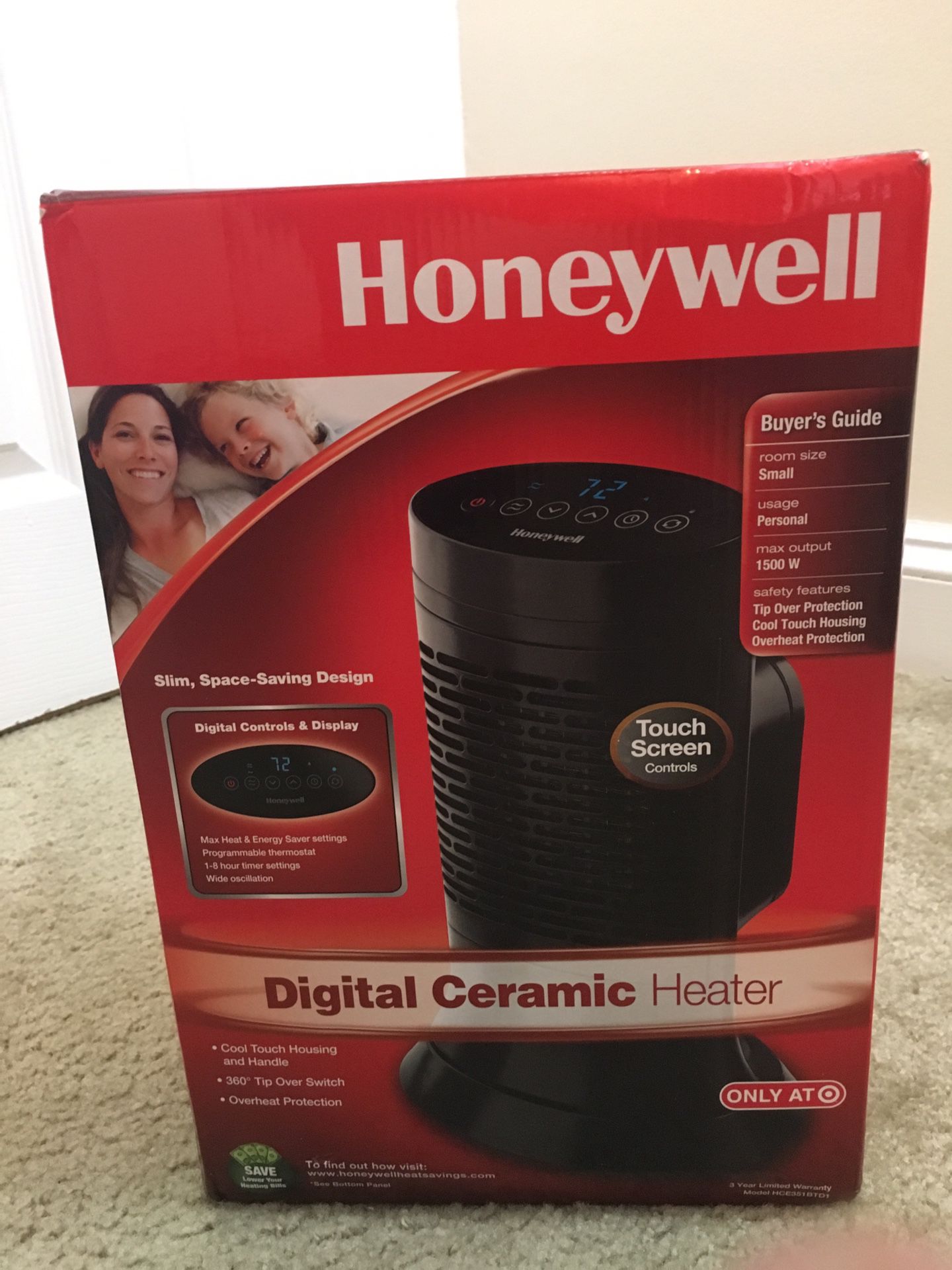 Honeywell Digital Ceramic Heater