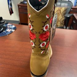 Botas vaqueras de piel para mujer