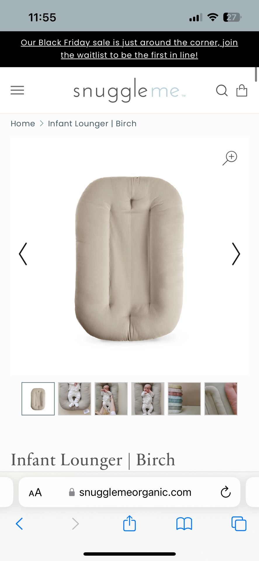 Snuggle Me Lounger