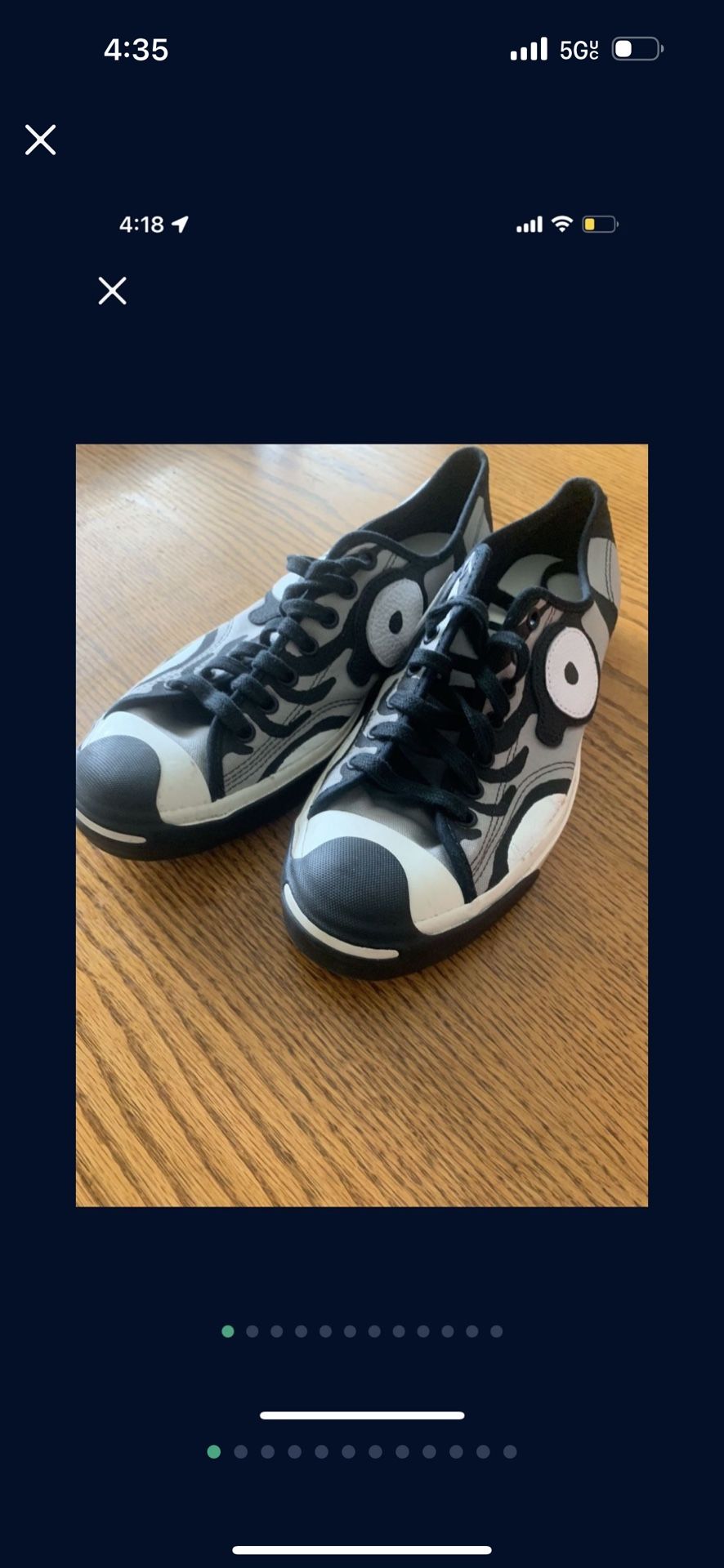 Converse Jack Purcell Size 10 “VERY RARE”