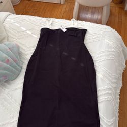 Express Black/White Peakaboo Dress 