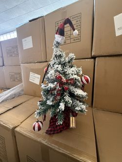 24” Christmas Tree Lighted And Sound 