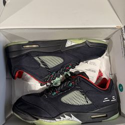 Jordan 5 retro low clot jade