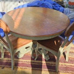 48" Pier 1 Table And 2x Chairs