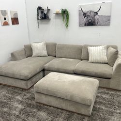 Gray Sectional Couch - Free Delivery 