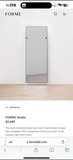 FORME Studio Workout Mirror 