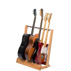 Guitar Floor Rack | CC34 Oak Wood