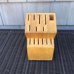 Wooden Block Holder For Knives
