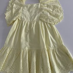Zara Kids Yellow Dress Size 10