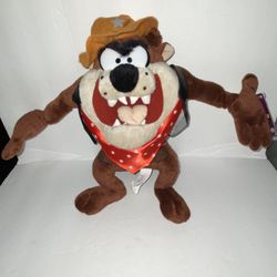 Tazz sheriff looney tune plush