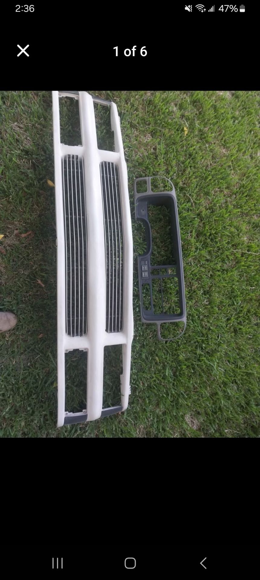 96 Silverado Billet grill, ss bumper, dash, over head console parts