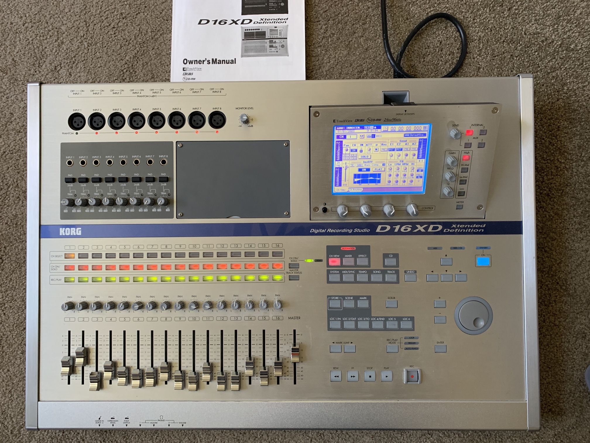 Korg D16XD 16 Track Digital Recording Studio for Sale in Oak