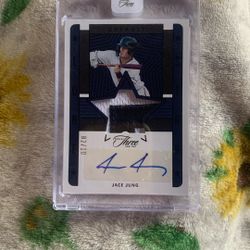 Jace Jung Autographed MLB Trading Card
