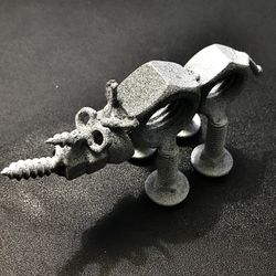 Custom Weld Art Rhino
