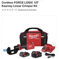 M18 18V Lithium-Ion Brushless Cordless FORCE LOGIC 12T Kearney Linear Crimper Kit