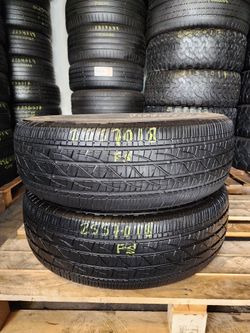 255 70R 18 FIRESTONE DESTINATION TIRES 2557018 USED TIRES (PAIR) MOUNT BALANCE INCLUDED