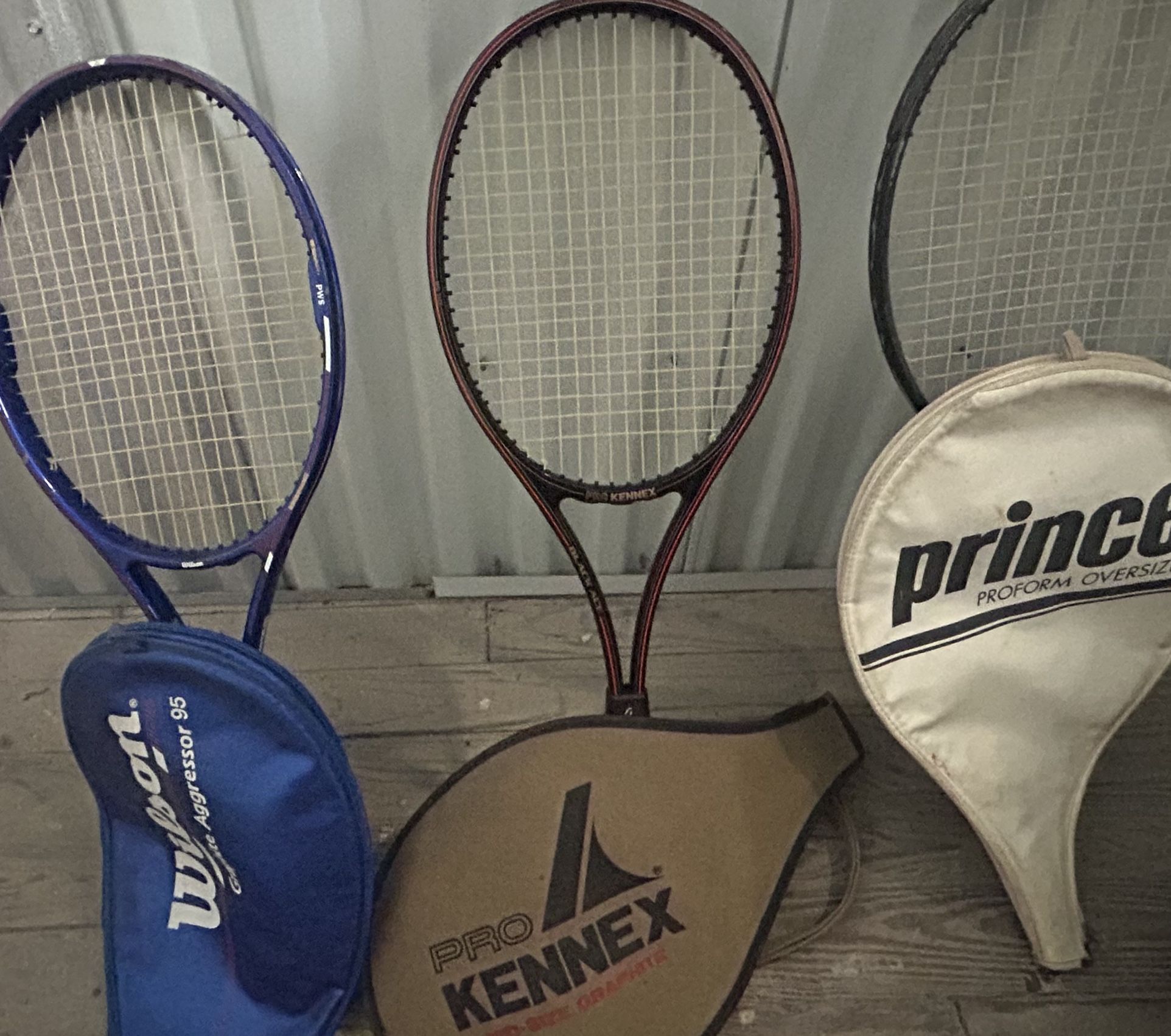 Wilson  Kennex &  Prince Tennis 🎾 Rackets Each  With Bag  💼 