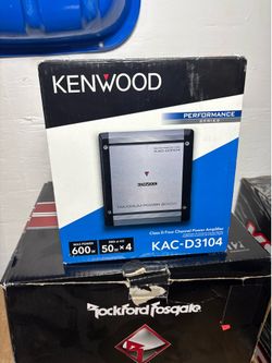 Kenwood KAC-D3104 Class D Four Channel Power Amplifier