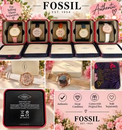 Fossil Women's Watch with Floral Dial