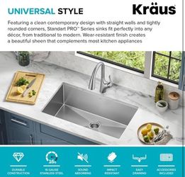 Stainless Steel Sink And Faucet