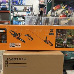 WORX 20V Cordless 3-in-1 Combo Kit (Chainsaw-Pruning Saw-Hedge Trimmer) Brand New In Box