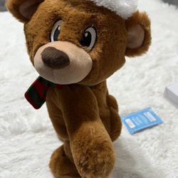 Twerking Christmas Bear With Charger. Works With Alexa