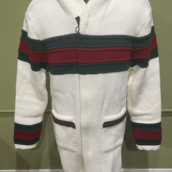 LCR Sweater Jacket Coat Hoody Zipper Front Modern Fit