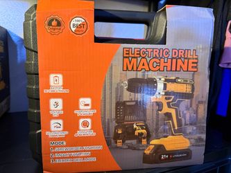 21V Lithium-Ion Cordless Electric Drill Machine Set