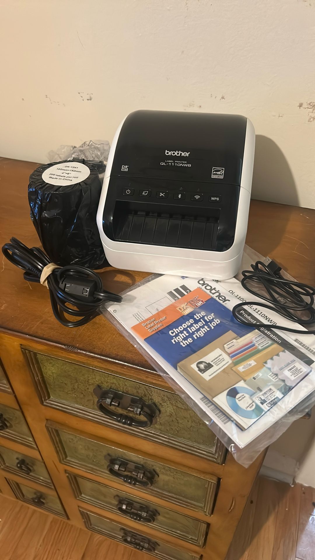Brother QL-1110NWB Thermal Label Printer