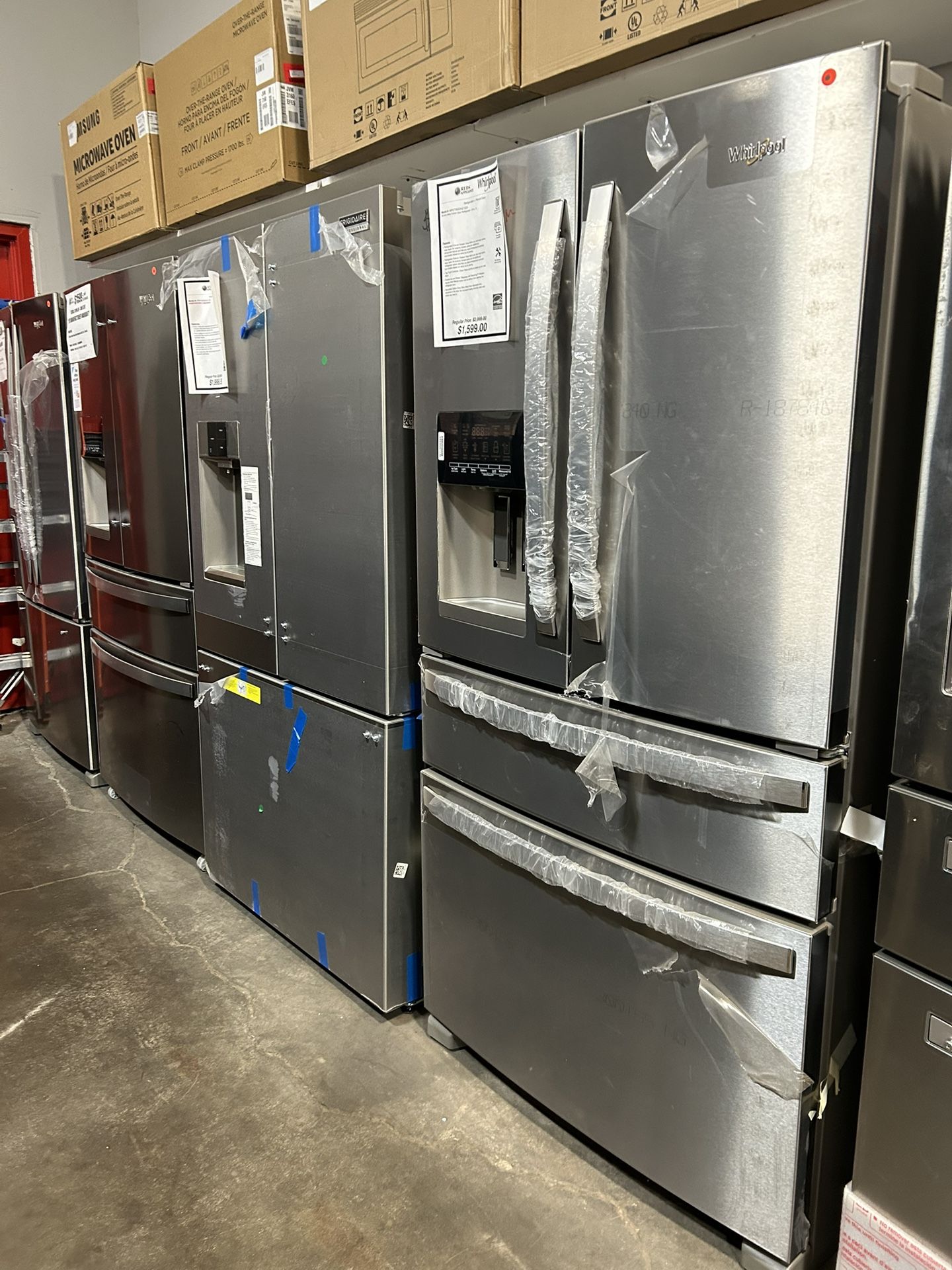 Stainless Steel 36” Inch French Door Refrigerators