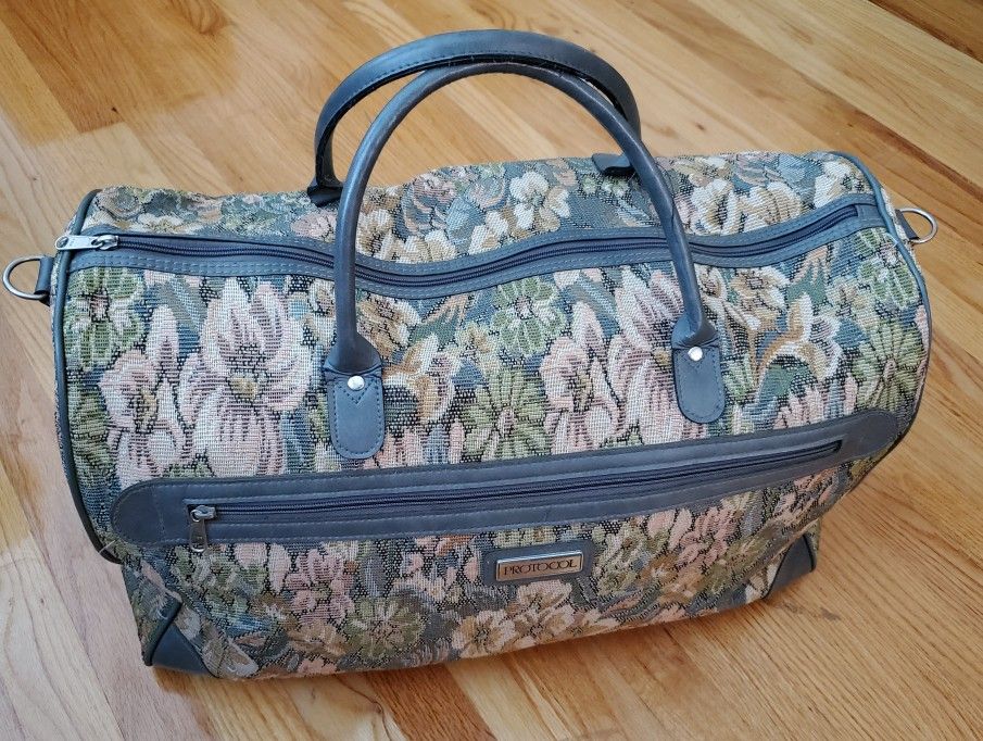 Protocol Floral Tapestry Travel Bag Luggage
