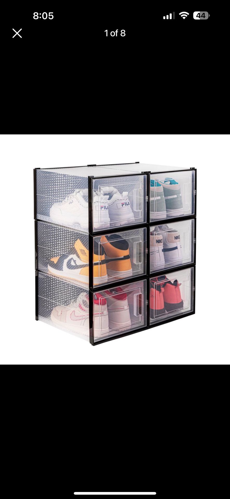 Shoe Storage Cube Organizer Container Boxes