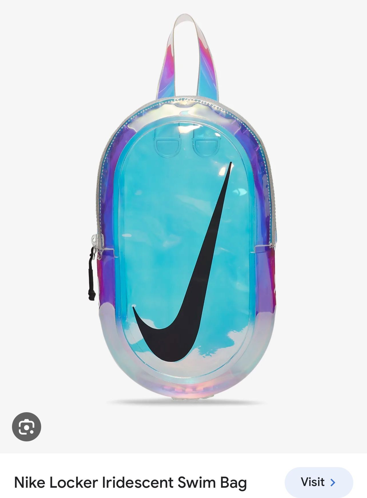 Nike 3 Liter Swim Locker Bag Iridescent NESSA209-958 One Size Toiletry Pouch
