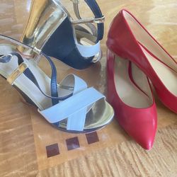 Women Shoes Leather Made In Brazil And Nine West